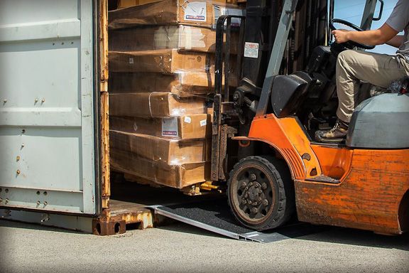 Card image cap for Container Ramps for Safer Loading/Unloading