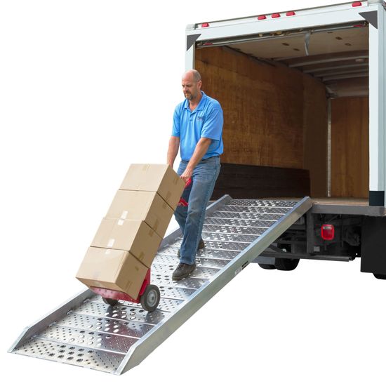 01-37-X-06-Walk 40 Wide Plate-End Aluminum Walk Ramp