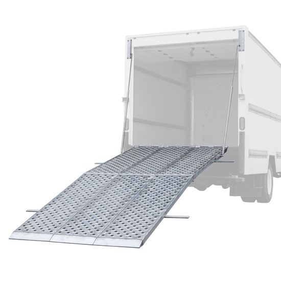 MF3-14457-BT 12 L x 57 W Folding Aluminum Three-Ramp System for Box Trucks  3000 lb per Axle