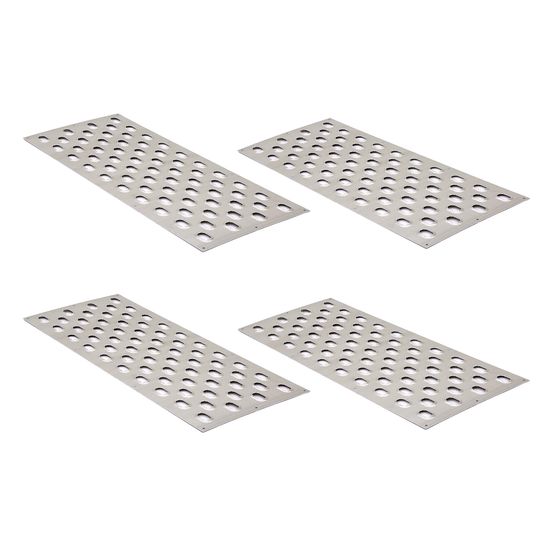 PP-1159-4 3975 x 16 Trailer Tread wOval Punch Plate 4 Pack
