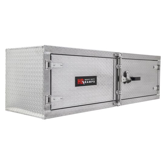 TC-DP Diamond Plate Underbody Trailer Toolbox - Lockable