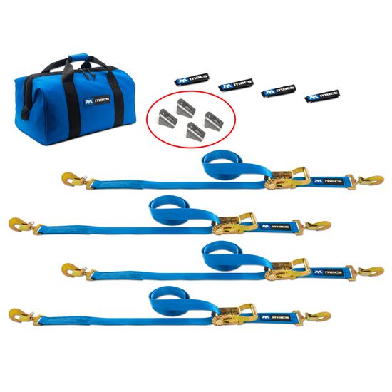 WLDN-AXLE-HSING-BRKT-PK-W-SEWN-FIXED-END Weld-On Axle Housing Bracket 2 Tie-Down Strap Pack with Sewn Fixed Ends