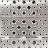 01-26-192-06-WALK-P 16 Long x 26 Wide - 1000 lb Capacity Plate-End Aluminum Punch Plate Walk Ramp 2