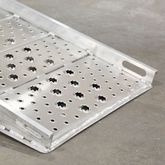 01-26-192-06-WALK-P 16 Long x 26 Wide - 1000 lb Capacity Plate-End Aluminum Punch Plate Walk Ramp 4