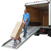 01-37-168-06-WALK-P 14 L x 405 W Aluminum Punch Plate Walk Ramp Plate End - 1250 lb Cap