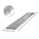 01-37-192-06-WALK-P 16 L x 405 W Aluminum Punch Plate Walk Ramp Plate End - 1000 lb Cap 6