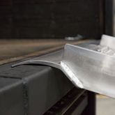 02-37-120-06-WALK-P 10 L x 405 W Aluminum Punch Plate Walk Ramp Plate End - 1750 lb Cap 3