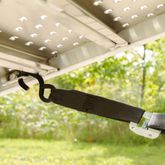 02-37-120-06-WALK-P 10 L x 405 W Aluminum Punch Plate Walk Ramp Plate End - 1750 lb Cap 5