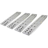 23-18-192-FLAT-BED-Kit-STSS 16 L x 18 W Aluminum Flatbed Trailer Ramps Single Hangers Steel Skid Seat  23500 lb per axle Capacity 1