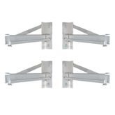 23-18-192-FLAT-BED-Kit-STSS 16 L x 18 W Aluminum Flatbed Trailer Ramps Single Hangers Steel Skid Seat  23500 lb per axle Capacity 3