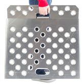 CR-01-27-27-P-TS4 27 L x 27 W Aluminum Curb Ramp with Heavy-Duty Traction - 750 lb Cap 5