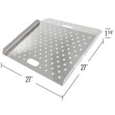 CR-01-27-27-P-TS6 27 L x 27 W Aluminum Curb Ramp - 750 lb Cap 6