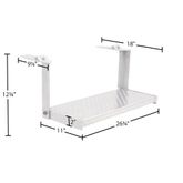 FTS-11-26-TS4 26 W Folding Aluminum Large Punch Plate Trailer Step 1