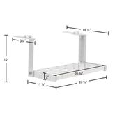 FTS-11-26-TS4 26 W Folding Aluminum Large Punch Plate Trailer Step 3