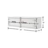 TC-181860-DP 60 x 18 x 18 Diamond Plate Underbody Trailer Toolbox  Lockable 2