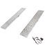 02-12-072-046-SP 6 L X 12 W EZ Traction Aluminum Car Trailer Ramp Hook  Plate Hybrid End Stub Foot - 2500 lb Per Axle