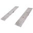 03-12-060-04-SP 5 L X 12 W EZ Traction Aluminum Car Trailer Ramps Hook End Stub Foot - 3000 lb Per Axle