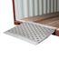 08-36-036-06-TS4 36 x 36 Punch Plate Aluminum Shipping Container Ramps - 8000 lb Cap