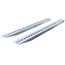 12-16-168-02 14 L X 16 W Aluminum Car Trailer Ramps Pin-On End Knife Foot - 12000 lb Per Axle