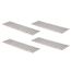 PP-1157-4 3975 x 12 Trailer Tread wOval Punch Plate 4 Pack