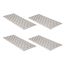 PP-1159-4 3975 x 16 Trailer Tread wOval Punch Plate 4 Pack
