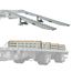 STEP-DECK-LL-KIT-24-235K Step Deck Trailer Load Levelers and Ramp Kit for 24 H Step Decks - 23500 lb Cap