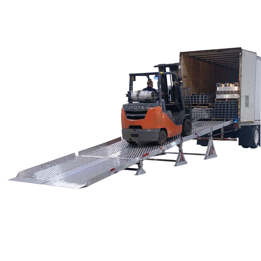 Portable Truck Ramp And Platform Hydraulic Movable Heavy Duty Work