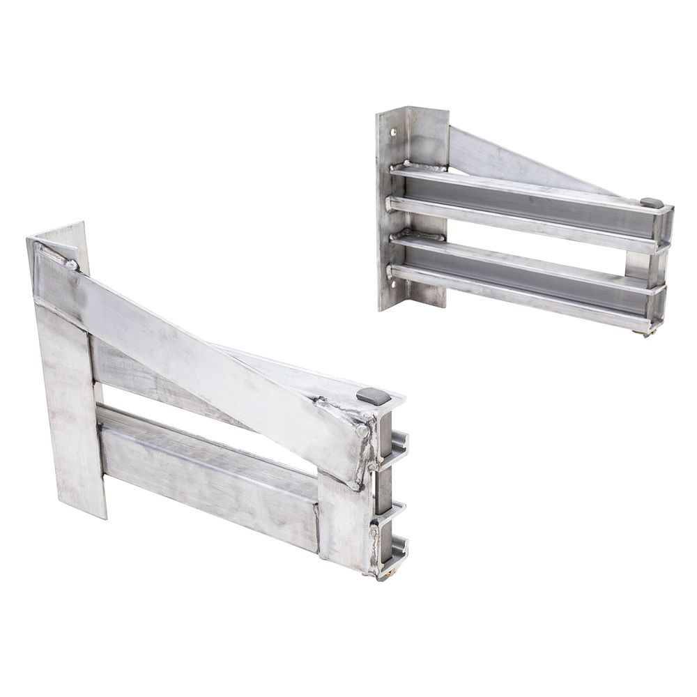Pull Out Loading Ramp Brackets Double Ramp Hanger Brackets for 5 in. Wide Ramps | Heavy Duty Ramps