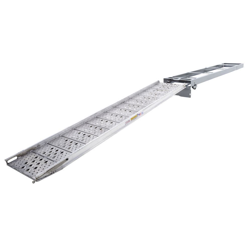 16' L Slider Walk Ramp with Under-Truck Storage Bracket | Heavy Duty Ramps